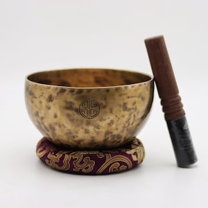 6 inches Full Moon Singing Bowl from Nepal- Tibetan Singing Bowl-Meditation-Sound bath-Healing Bowl-Sound Therapy