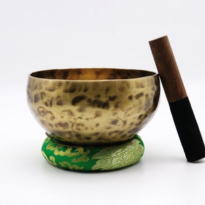 7 inches Tiger Eye  Singing Bowl from Nepal- Tibetan Singing Bowl-Meditation-Sound bath-Healing Bowl-Sound Therapy