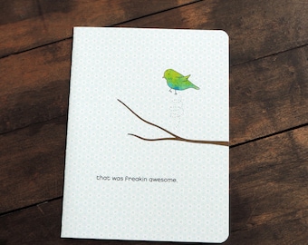 Carte de remerciement oiseau génial – Little Birdy Design