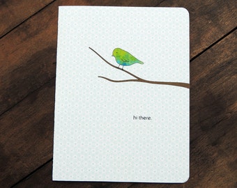 Carte Bonjour, Bonjour Little Bird