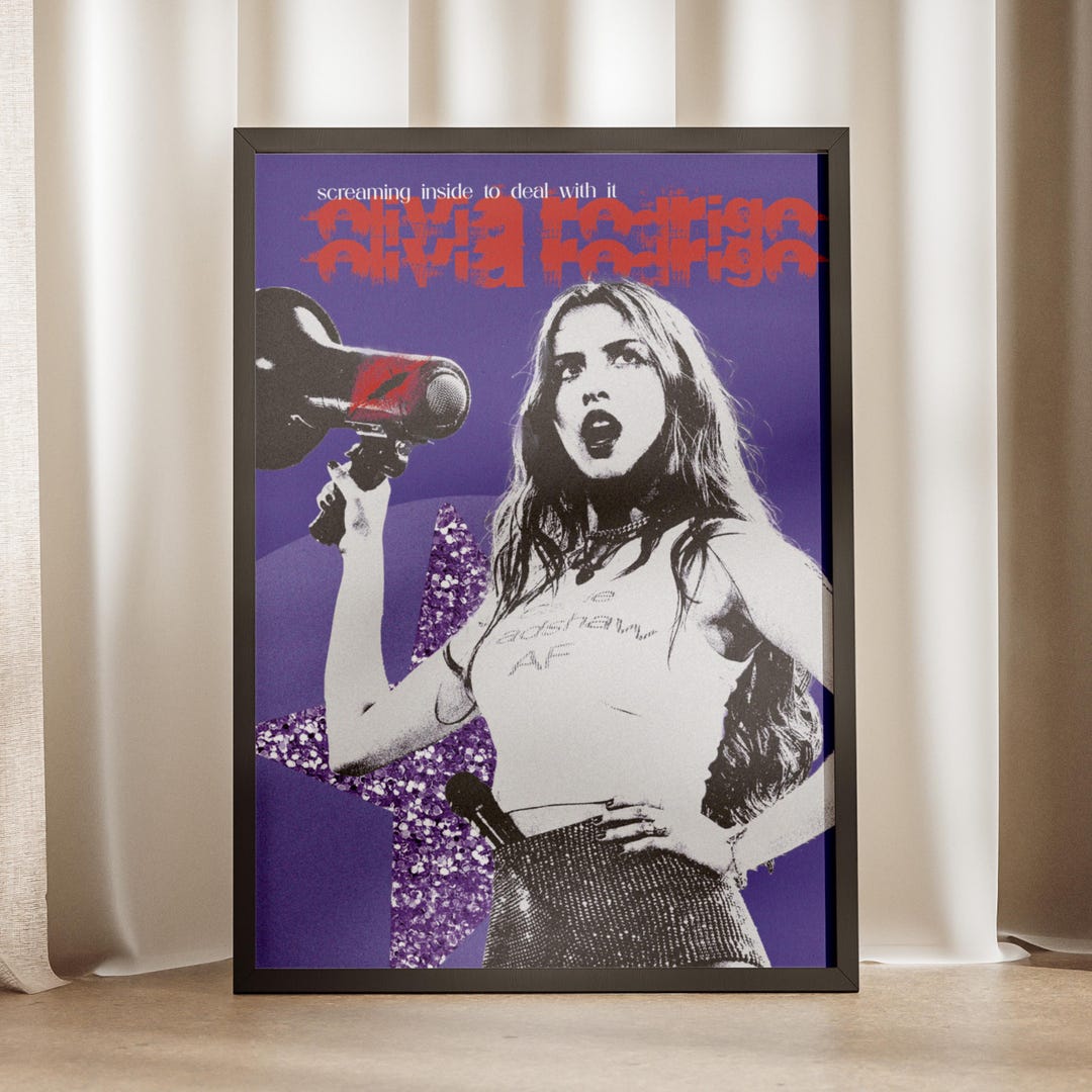 Olivia Rodrigo Merchandise Poster Print Sour Guts Direct Download