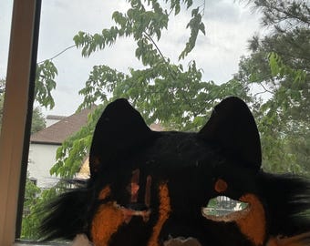 Tortioshell therian cat mask