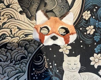 Red panda cat mask