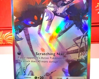 Weavile EX Custom Holo Card - Fan Art Illustration