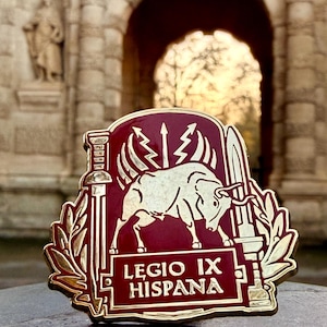 Legio IX Hispana Hard Enamel Pin: Roman Empire Legion