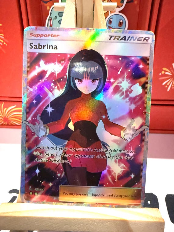 pokemon card sabrina Pokemon JP Sabrina Holo