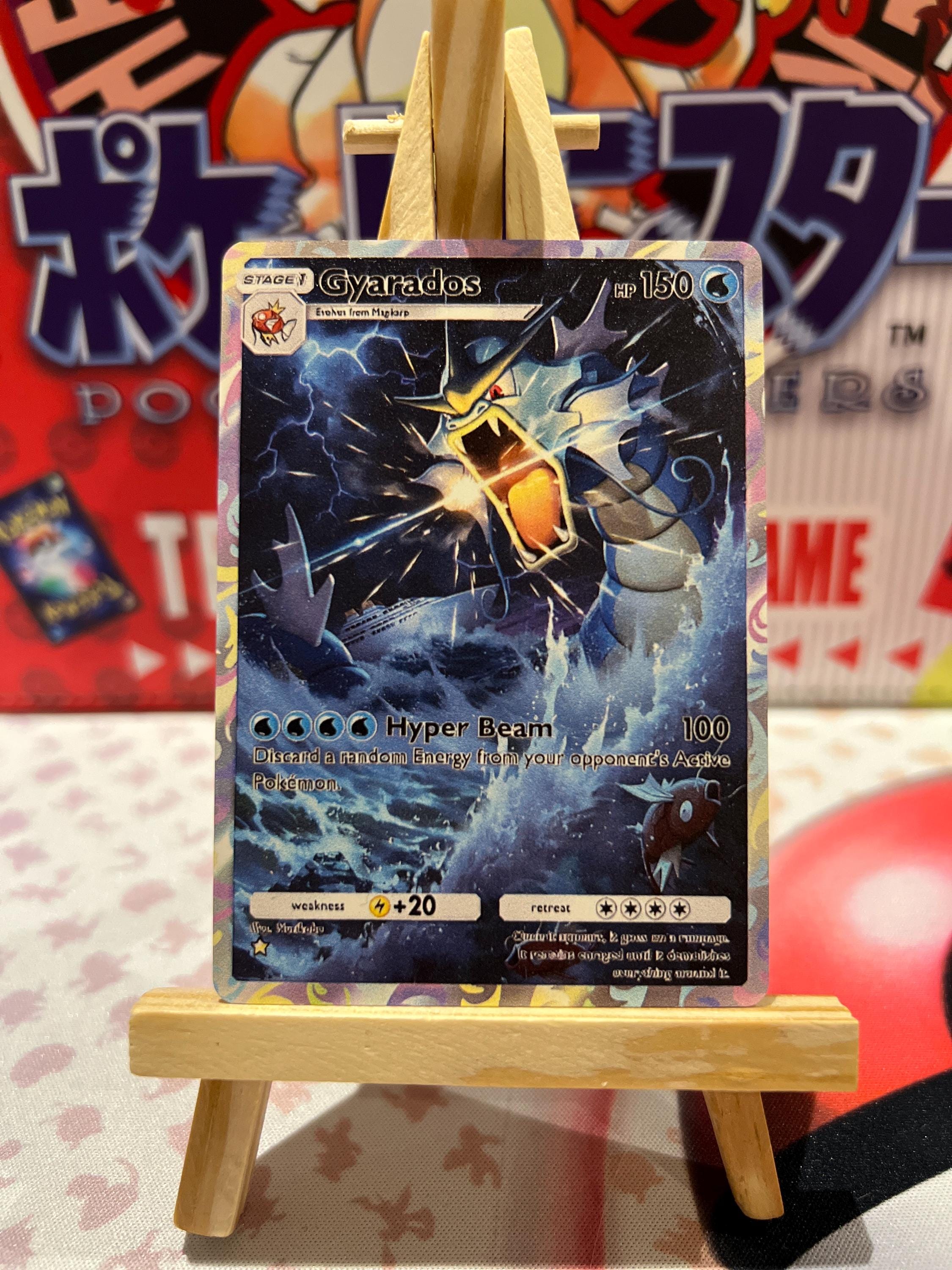 新品本物 Gyarados painting 日本 Etsy - ポスター