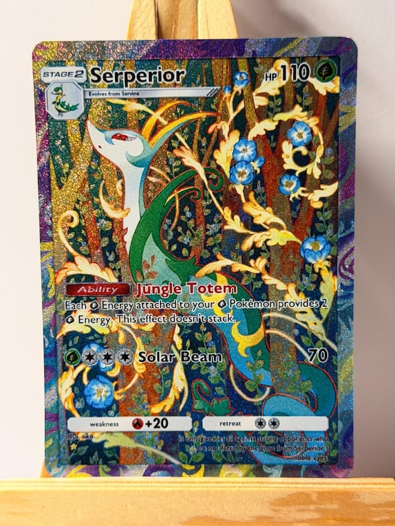 pokemon pocket mythical island cards Serperior - - FANMADE Full Alt Art HOLO Every New Pokemon TCG Pocket