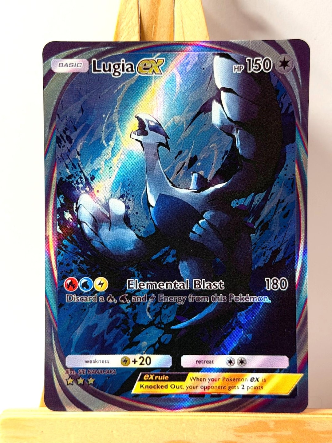 Lugia Ex - Wisdom of Sea and Sky - Pokemon Pocket FANMADE Full Alt Art ...