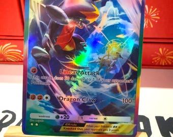 Garchomp ex Holo Card - Custom Full Art Illustration