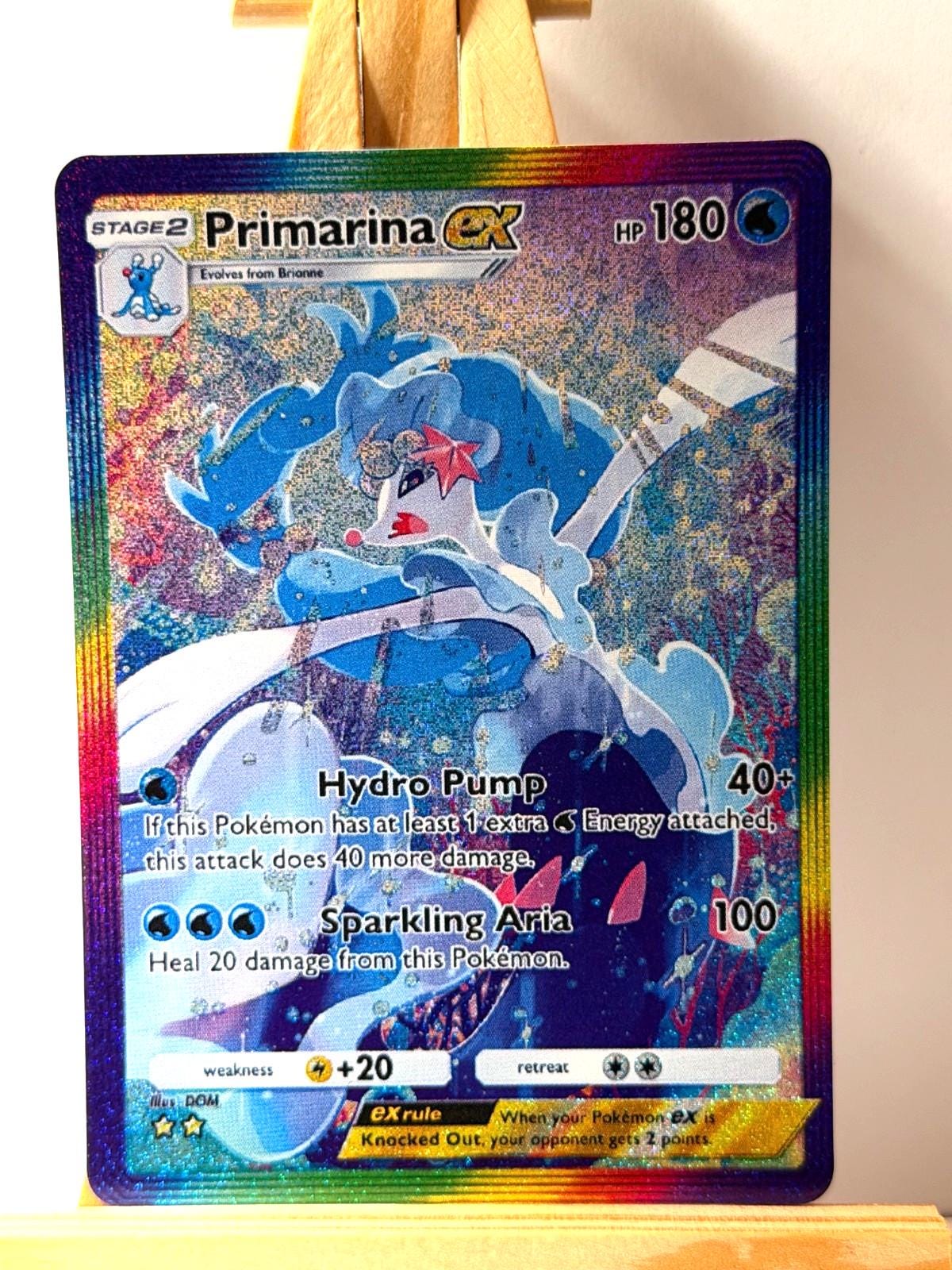 primarina pokemon card [2] Grand Echo GXHeal all damage from each of your Pokemon. (You cant use more than 1 GX attack in a game.) Weakness / Resistance / Retreat Cost Pokmon TCG Pocket: Primarina ex