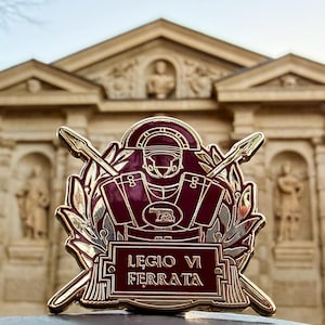 Legio VI Ferrata Hard Enamel Pin: Roman Empire Military History
