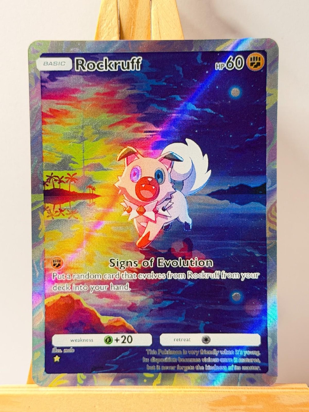 rockruff full art pokemon card VMAX Climax Japanese #202 PSA 10 Fighting Fighting Rockruff Cards & Artwork |