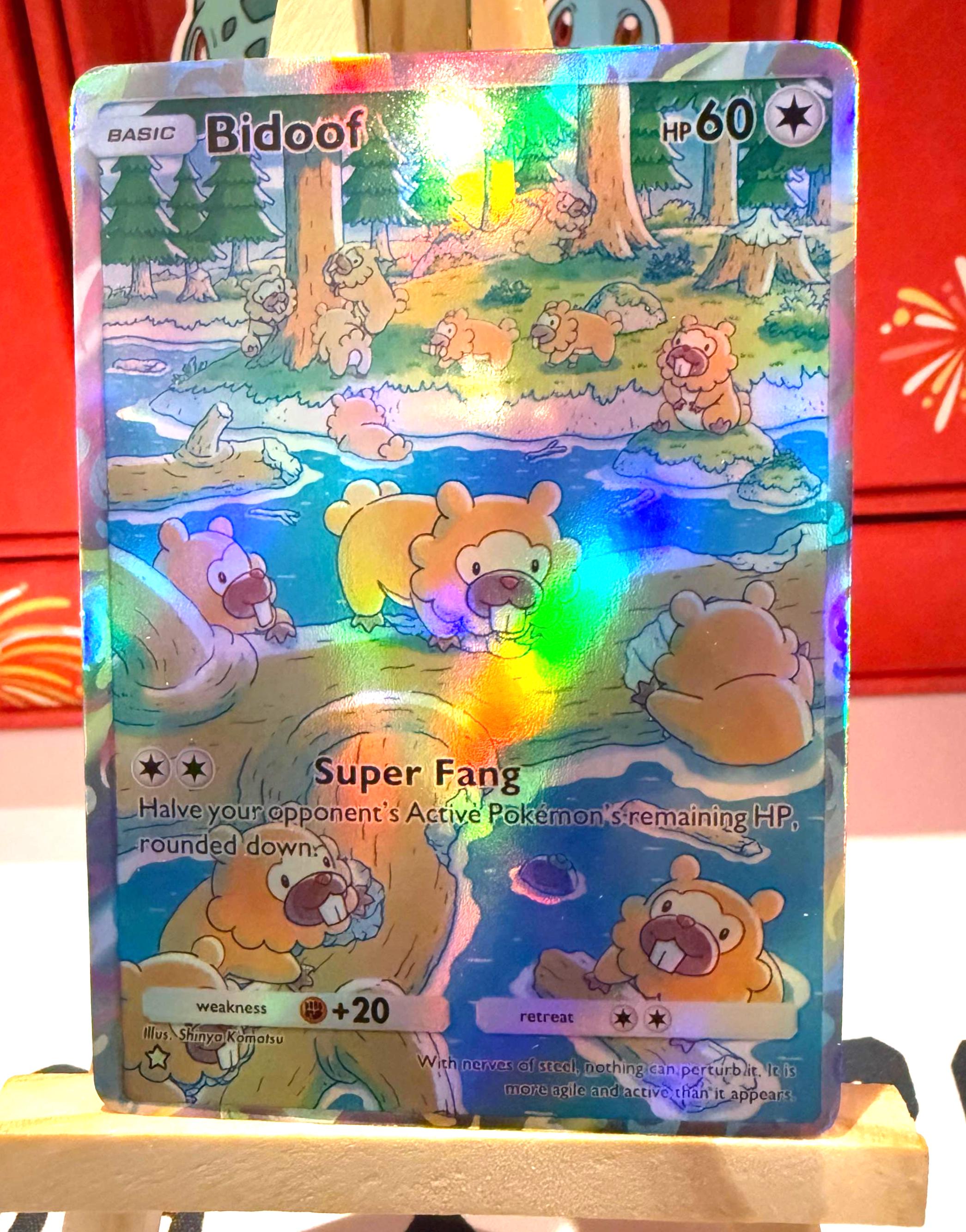 Bidoof Custom Card - Etsy