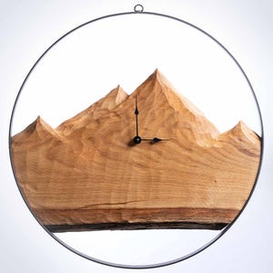 Wall Clock Oak 40 cm