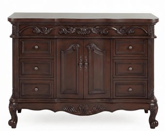 Beckham Traditional Cherry Brown Cabinet & Vanity Base