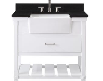 36-Inches Kendia Farmhouse Sink Bathroom Vanity