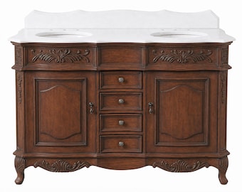 Antique Brown Morton Bathroom Sink Vanity