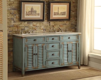 60 inch Benton Collection Abbeville Double Sink Vanity Model