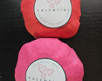 Valentines Surprise Ball - Valentine Party Favor