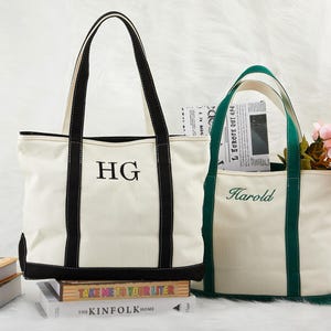 Benutzerdefinierte Stickerei Form Handtasche, personalisierte Namen Stickerei Canvas Handtasche, modische benutzerdefinierte Umhängetasche, Weihnachtsgeschenk