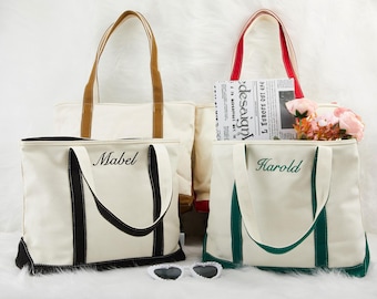 Bolsa de mano personalizada, bolsa de playa personalizada, bolsa de regalo para dama de honor, bolsa de mano con nombre bordado, bolsa de regalo de boda, bolsa de regalo