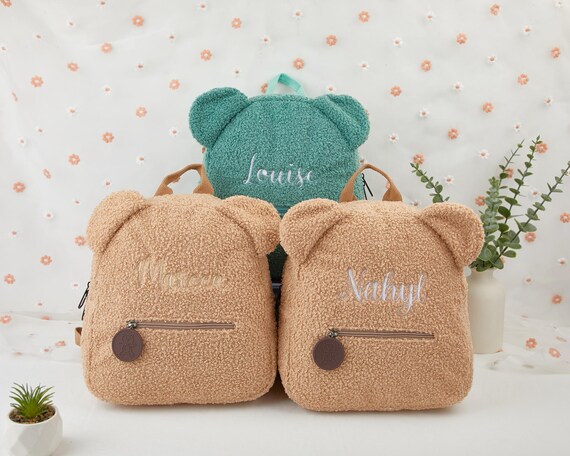 Personalized Teddy Bear Backpack, Toddler Backpack, Kids  display picture 1