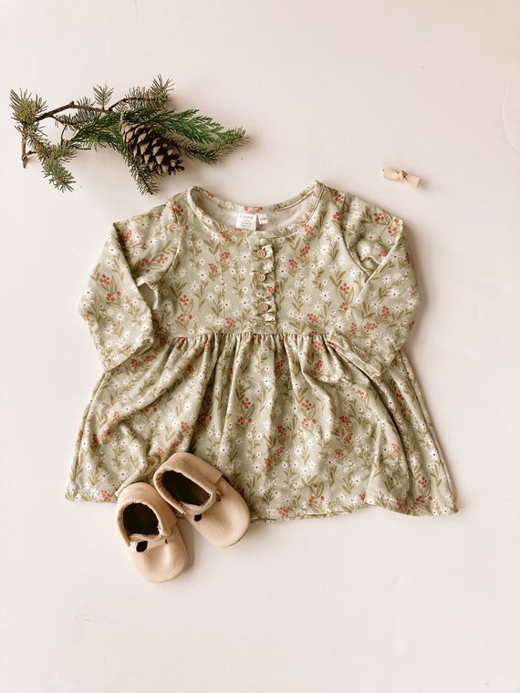 white christmas dresses Bayou Wonderland Organic Cotton Christmas Dress for Kids 7 main image 1