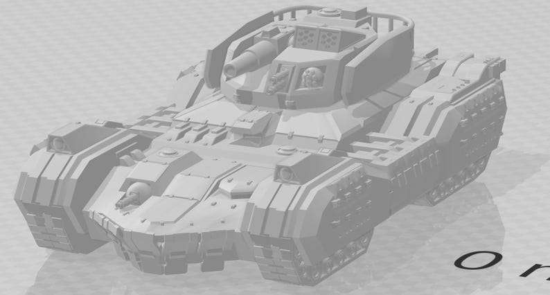 Gyges MBT Main Battle Tank Model - 50 Ton Battletech Proxy - Etsy