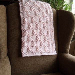 Estonian Lace Baby Blanket knitting pattern