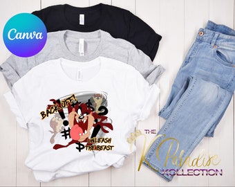 Back Off Taz PNG, Cartoon T-Shirt, Vintage, Back in the day cartoons