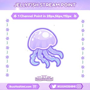 Qualle Kanalpunkte für Twitch | Twitch Channel Point, Twitch Emotes, Niedlich Kanalpunkte, Kanalpunktsymbol, Kanalpunkt