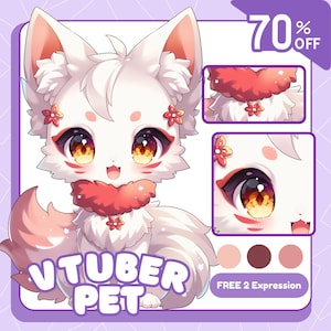 Niestandardowe VTuber Pet | Zwierzę Vtuber Pet, Zwierzę Vtuber, zwierzę vtuber, Zwierzę domowe, Maskotka, Model Vtuber, Niestandardowa maskotka VTuber