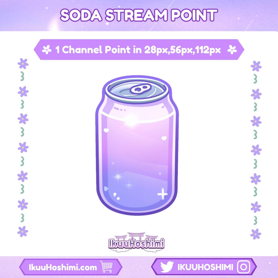 Soda Channel Points for Twitch | Twitch Channel Point, Twitch Emotes ...
