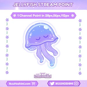 Jellyfish Chest Channelpunkte für Twitch | Twitch Channel Point, Twitch Emotes, Niedlich Kanalpunkte, Kanalpunktsymbol, Kanalpunkt