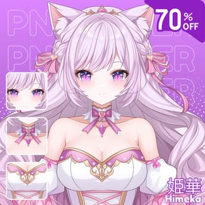 CUSTOM PNGTuber | PNGtuber, Custom PNGtuber Model Commission, Pngtuber Commission, Cute Anime PNGTuber Avatar, model pngtuber