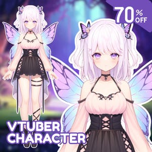 Custom Vtuber-modelcommissie | Vtuber-activa | Live2d Modelcommissie | Pngknol | Anime-kunst | Vtuber mannelijk en vrouwelijk, Vtuber huisdier