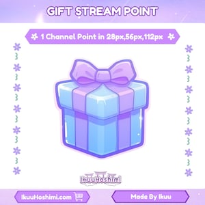 Gift Channel Points for Twitch | Twitch Channel Point, Twitch Emotes, Cute Channel Points, Channel Point Icon, Channel Point