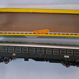 Voiture de tourisme de 2e classe Nuremberg vintage Fleischmann, échelle HO, DB 40634, DB 40634, EX