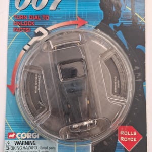 Corgi Diecast car - James Bond 007 Rolls Royce (Goldfinger) - Black/Yellow TY95609