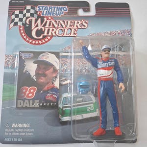 Dale Jarrett 1997 Starting Lineup NASCAR Figure w/ Ford Thunderbird Car – Unopened