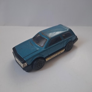 Vintage 1980s Tonka Tiny Car – Blue Spirit Station Wagon Sedan – Made in Japan