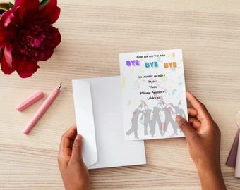 Anpassningsbar *NSYNC-festinbjudan