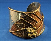 ANJU Artisan Made Cuff Stainless,Brass and Copper