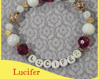 Lucifer beaded bracelet