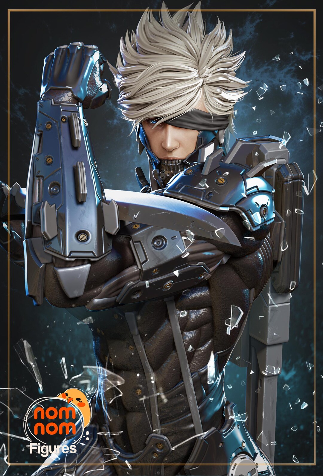 Mgs3 Raiden Model Raiden - Metal Gear 3D Print Model - Etsy