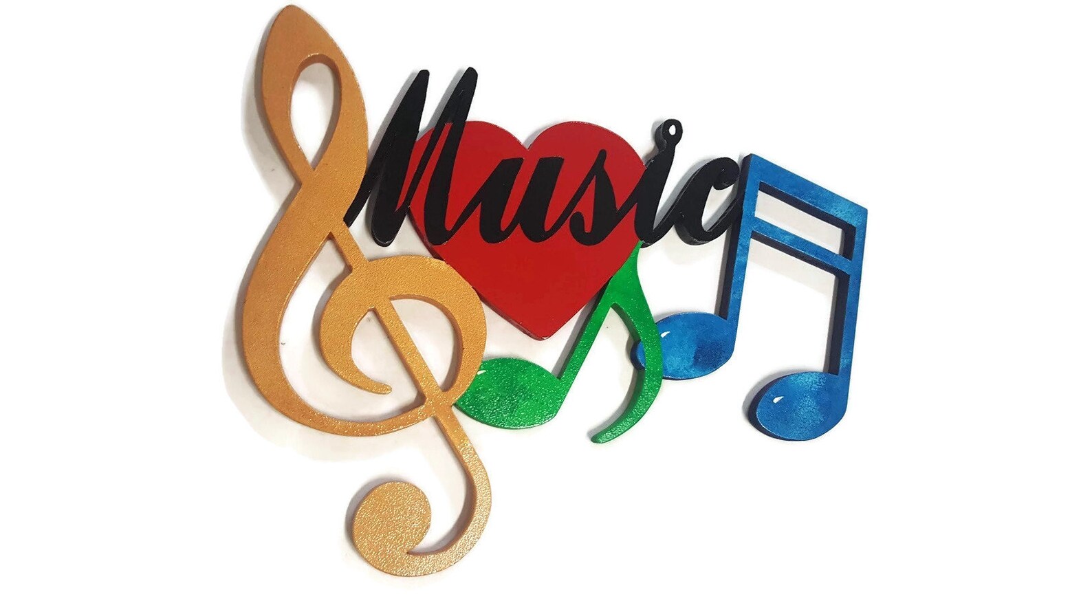 Music Wall Sculpture Music Notes Wall Art Clef Wall Decor I Etsy