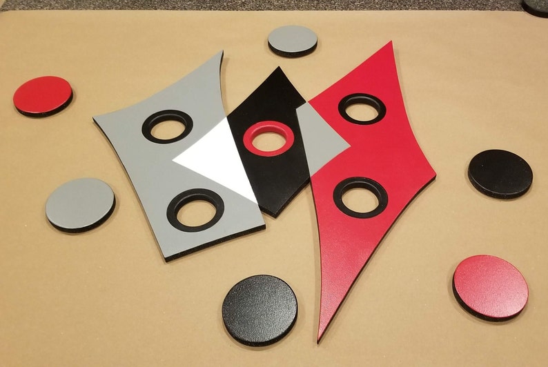 Abstract Wall Sculpture Red Black Gray Wall Art Modern Etsy