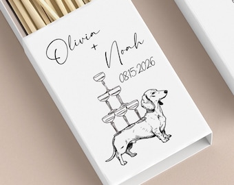 Bulk Wedding Match Favors/Custom Engagement Matches/Bridal Shower Matchboxes/Personalized Artwork Wedding Match Favor/Rehearsal Dinner Match