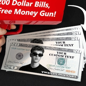Personalized 20 dollar bill Prints/Your Face On Money/Birthday Money/Game Money/Play Money/Your Face on 20 Dollar Bill/Perfect for the Bride